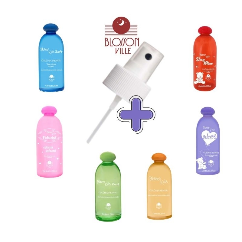 Colônia infantil Blosson Ville 200ml ORIGINAL + v