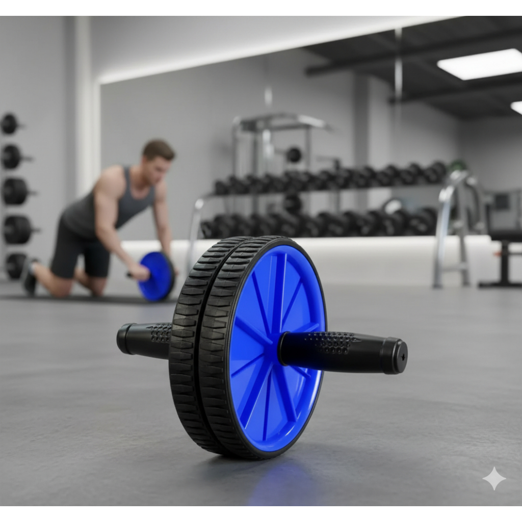 Roda Abdominal AB Wheel para Treino exercicio acad