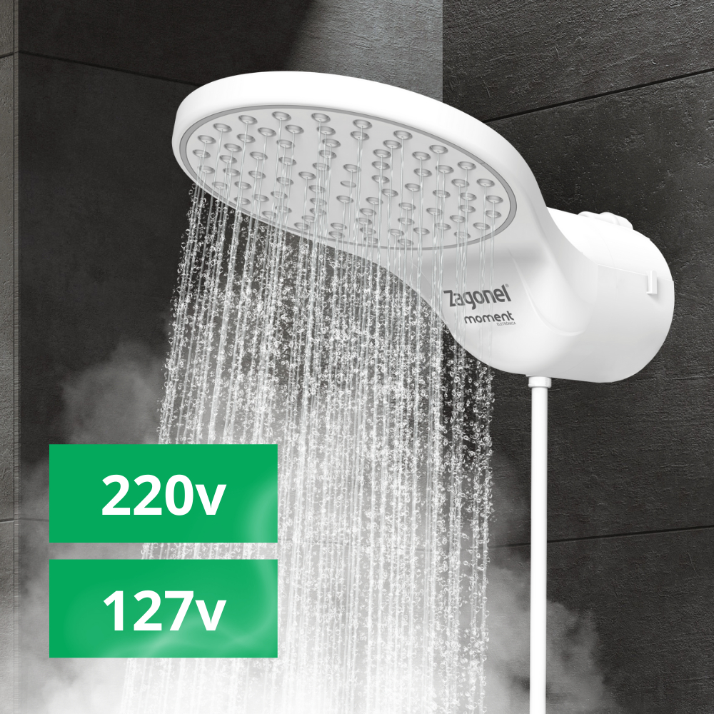 Chuveiro Ducha Moment Eletrônica Zagonel 5500W 12