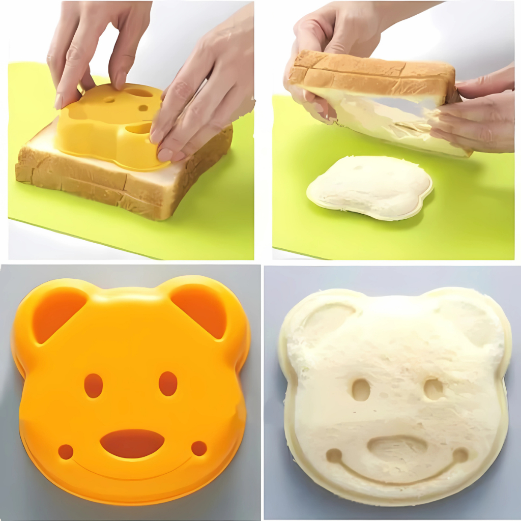 Cortador Molde Forma de Pão Formato de Ursinho
