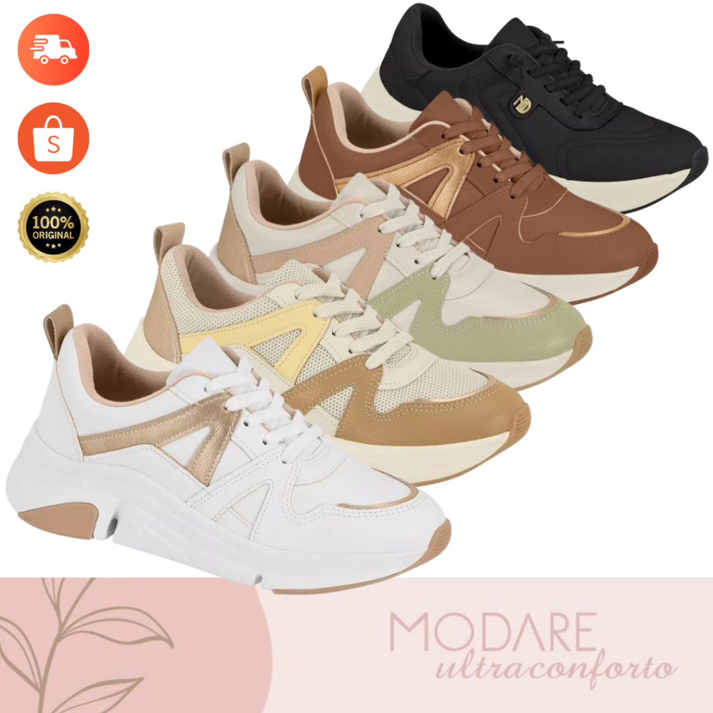Tênis Modare Sneaker Feminino Conforto Extra Palm
