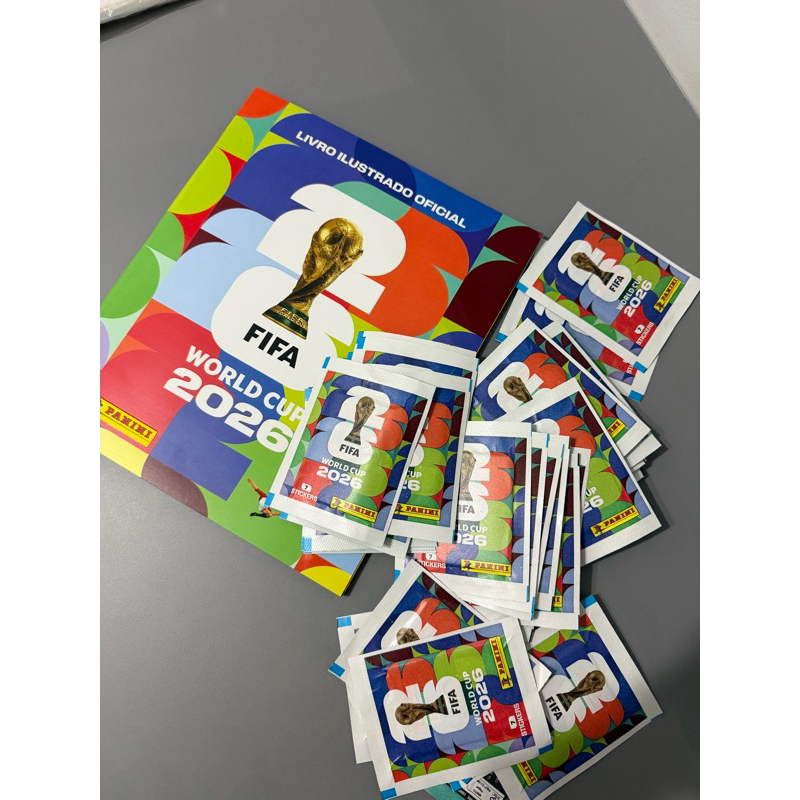 Kit Álbum Copa do Mundo 2026 + 84Figurinhas Ofici