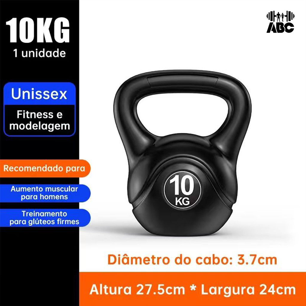 Kettlebell 12KG Halteres para Yoga e Definição