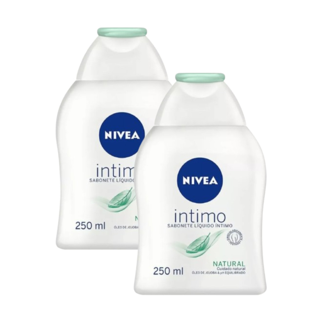 Kit 2x Sabonete Líquido Íntimo Natural 250ml Niv