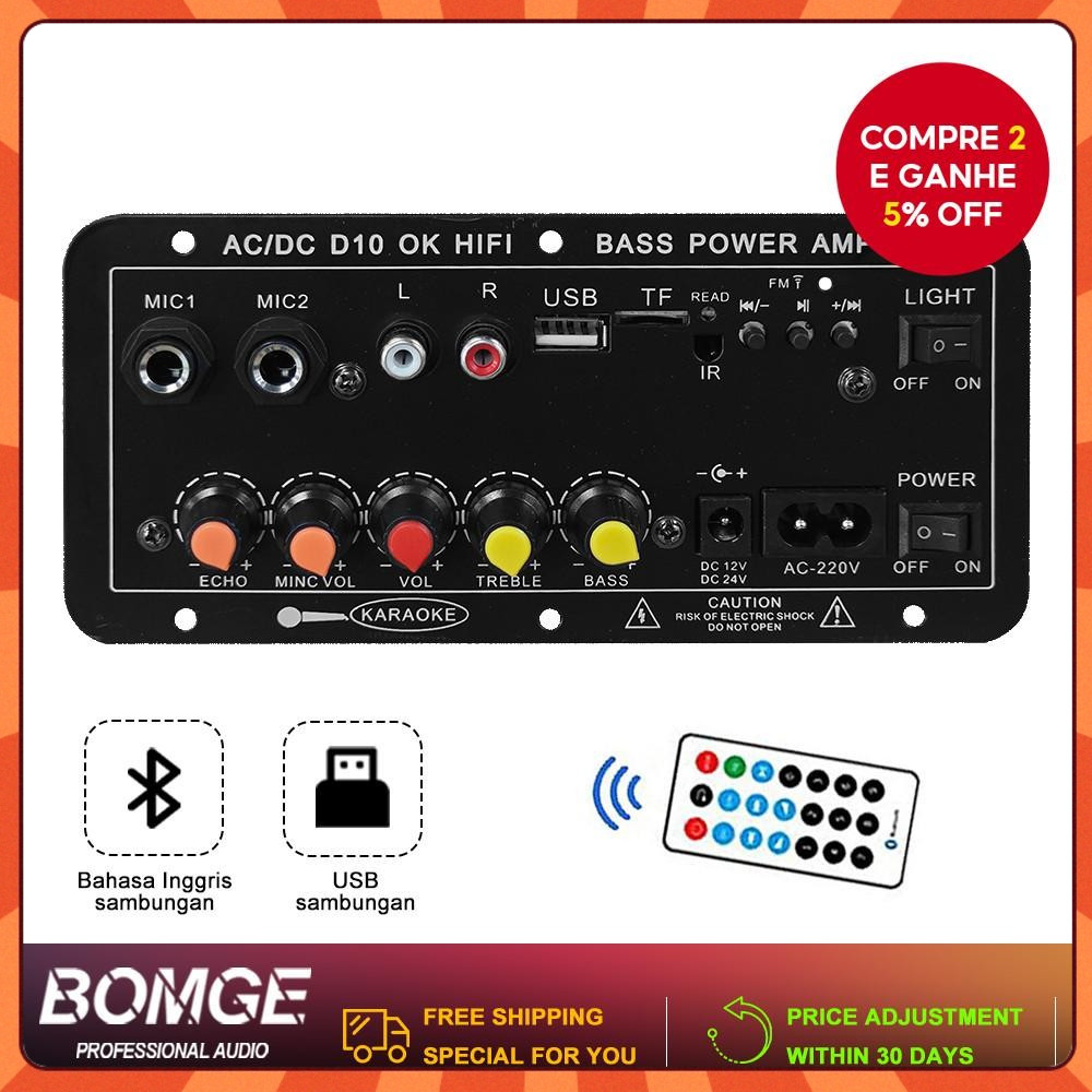 BOMGE AC 220V 12V 24V Digital Bluetooth Placa Est�