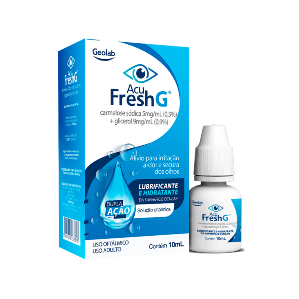 Lubrificante e Hidratante Ocular Acu Fresh G 10ml 