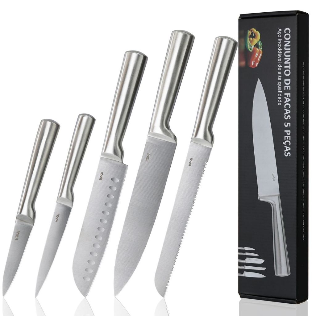 LUMAI Original 5 Facas de Cozinha Grande Profissio