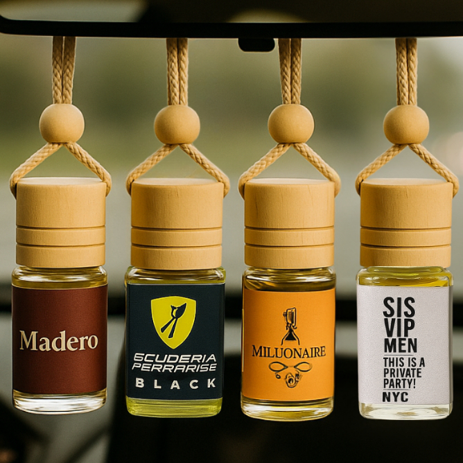 KIT 4UN – Cheirinho Automotivo Aromas de Lux