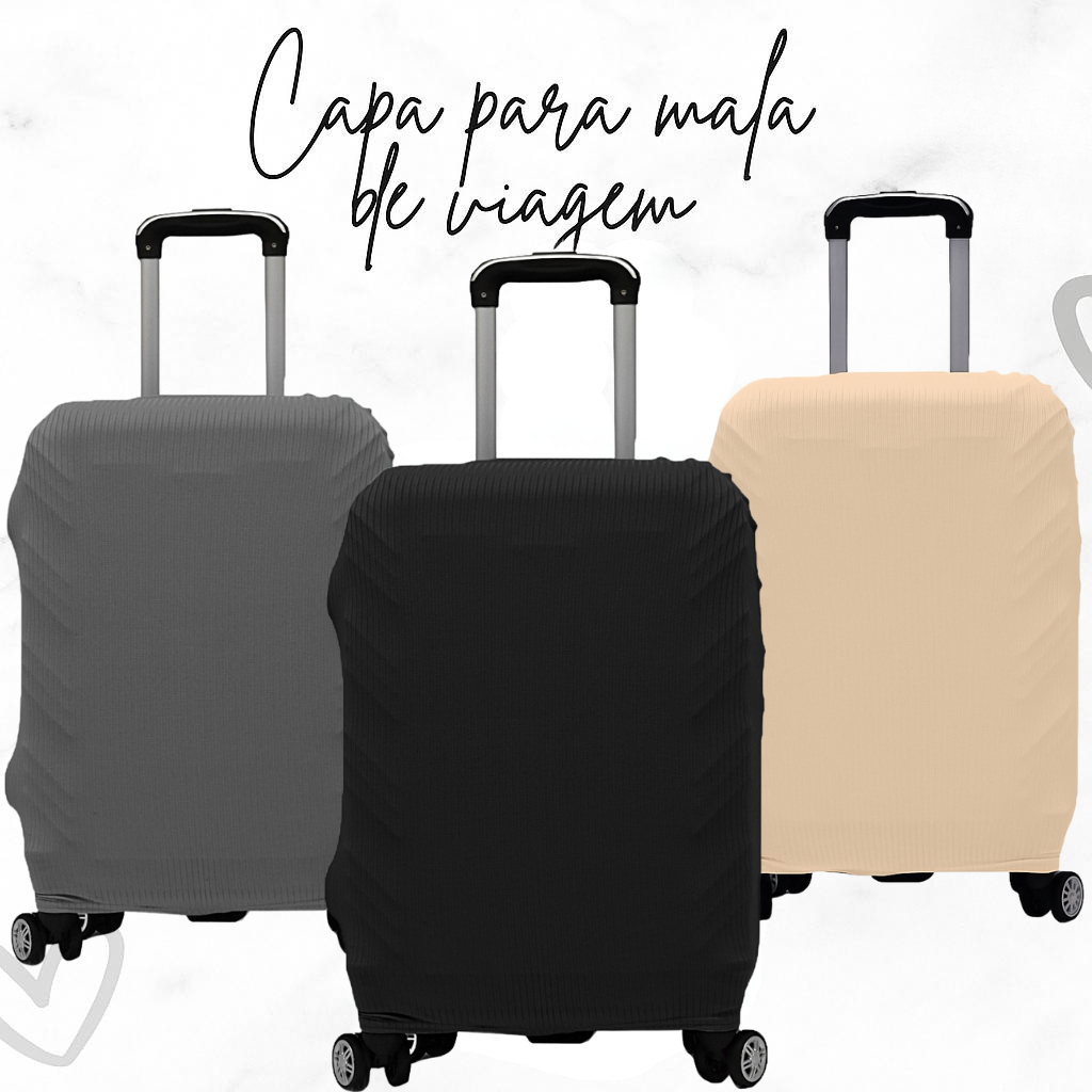 Capa Protetora De Mala De Viagem 10kg a 23kg Tecid