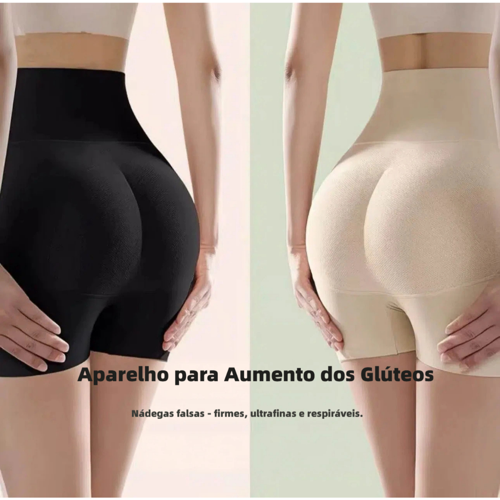 Calcinha Short Modeladora de Barriga Enchimento de