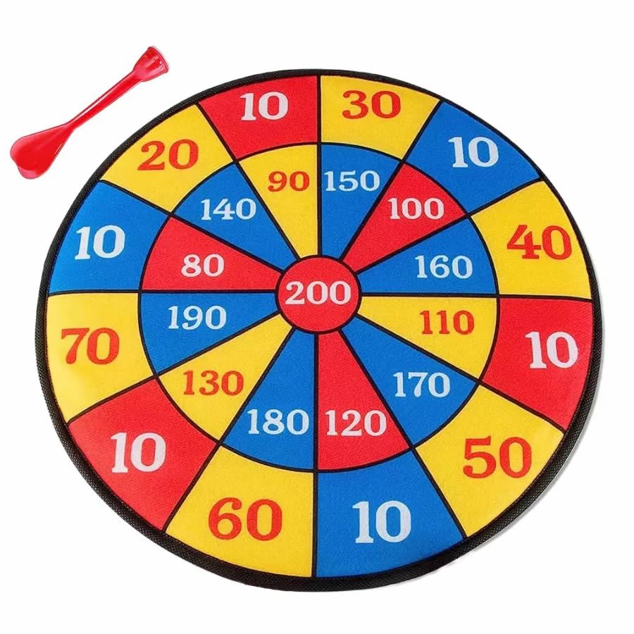 Jogo de Dardos Brinquedo Infantil 18Cm Modelo Tiro
