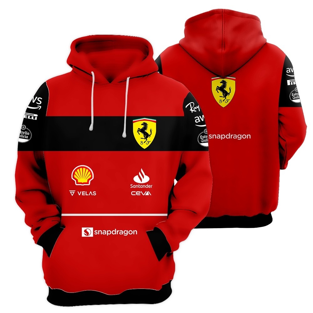 Blusa Moletom Sublimação Ferrari Blusão Mercede