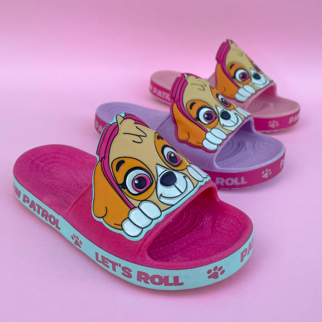 CHINELO SLIDE FEMININO INFANTIL PATRULHA CANINA SK