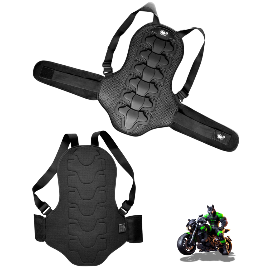 Protetor De Coluna Cervical Articulado Motociclist