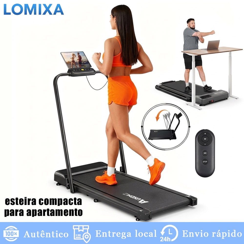 Esteira Elétrica Ergometrica Dobravel Portátil A
