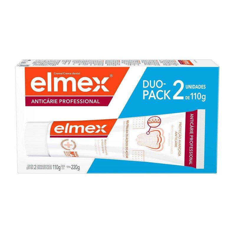 Kit Creme Dental Elmex Anticárie Professional 2 U