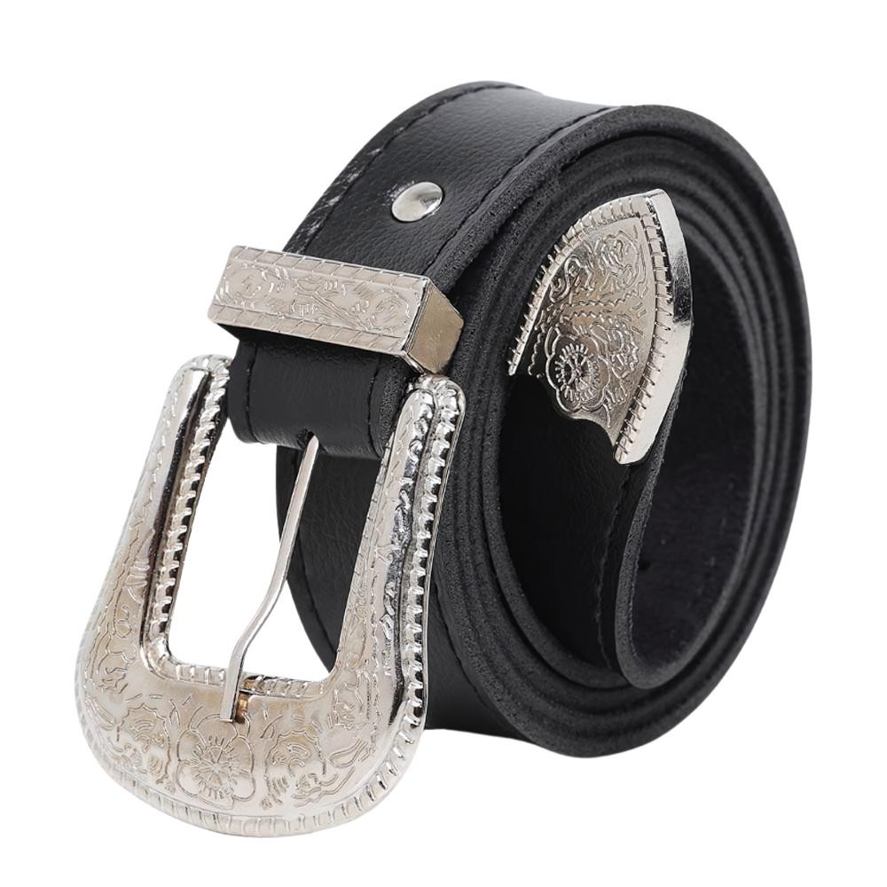 Cinto Feminino Moderno Preto Country Cowboy Pluz S
