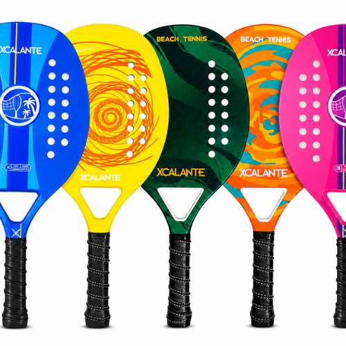 Raquete Beach Tennis  XCalante 50cm Fibra de Carbo