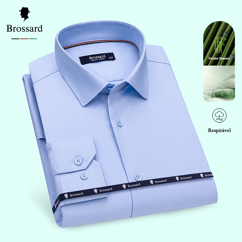 Camisa Social Masculina Estilosa BROSSARD Não Ama