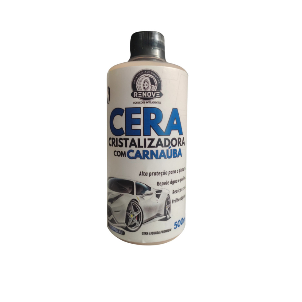 Cera Líquida Carnaúba  Tira Riscos, Realça Bril