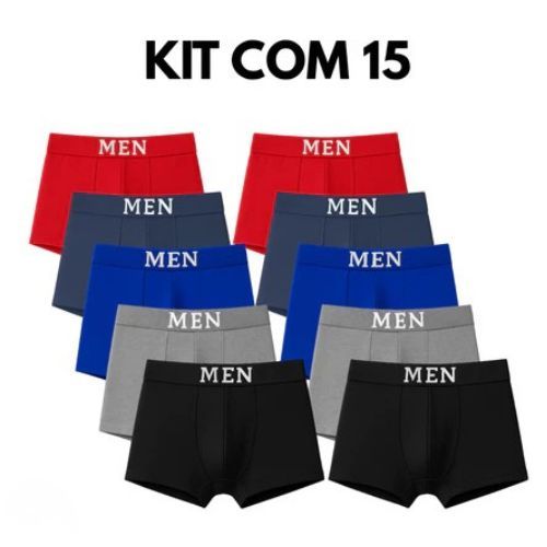 Kit  10 Cuecas Boxer Ou 6 Cuecas Boxer Adulto Box 
