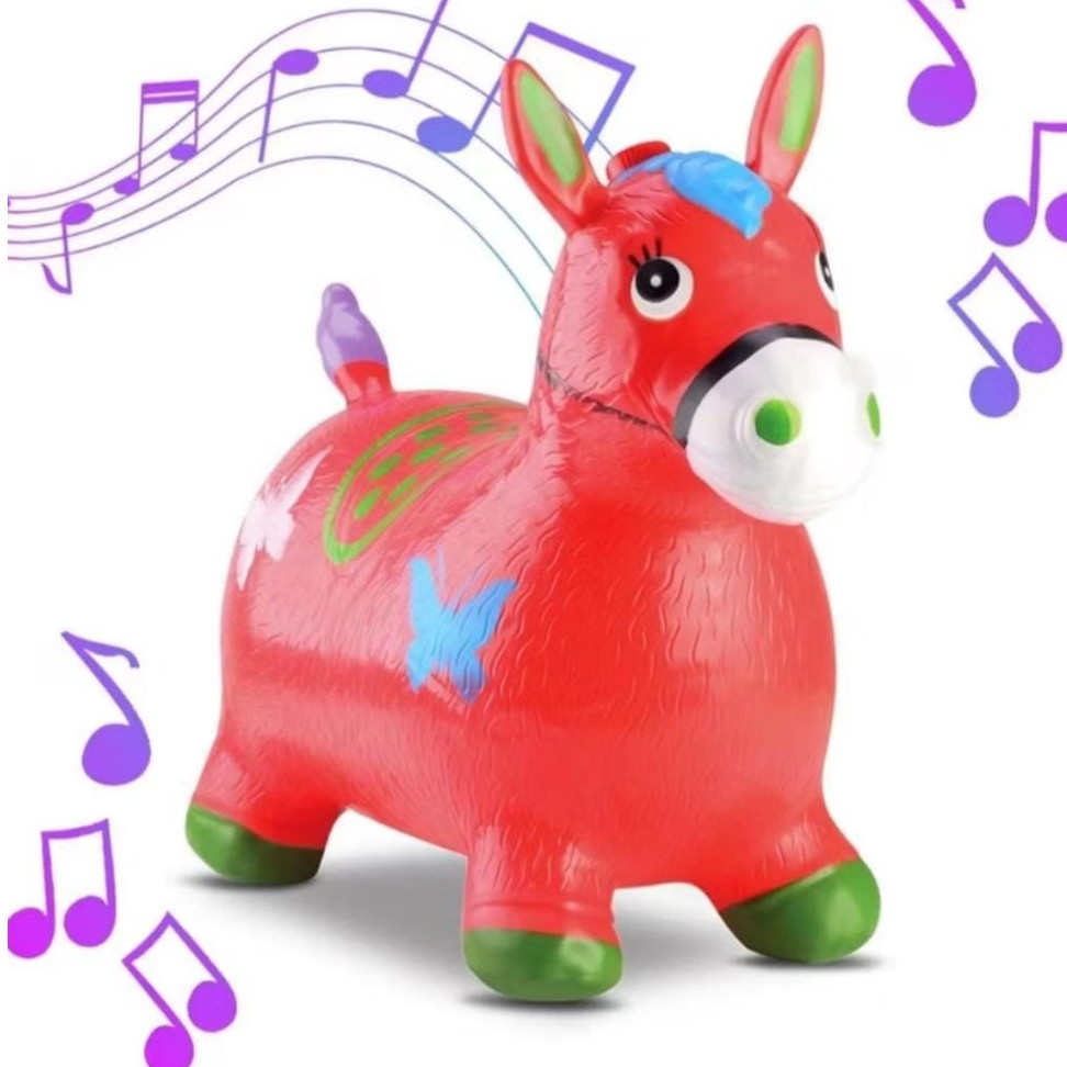 Brinquedo Cavalo Upa Upa Com Som Pula Pula Infanti