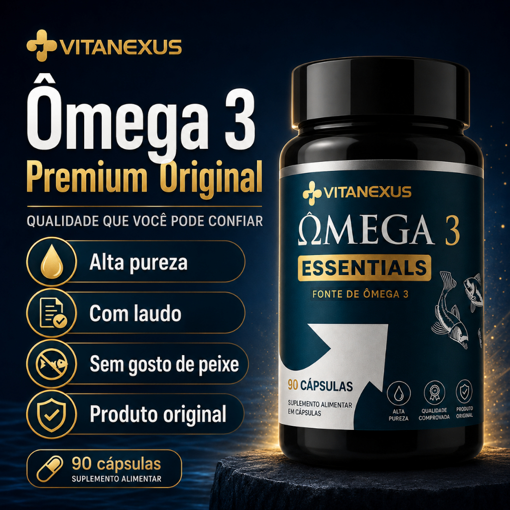 [Original] Ômega 3 Premium – 90 cápsulas &
