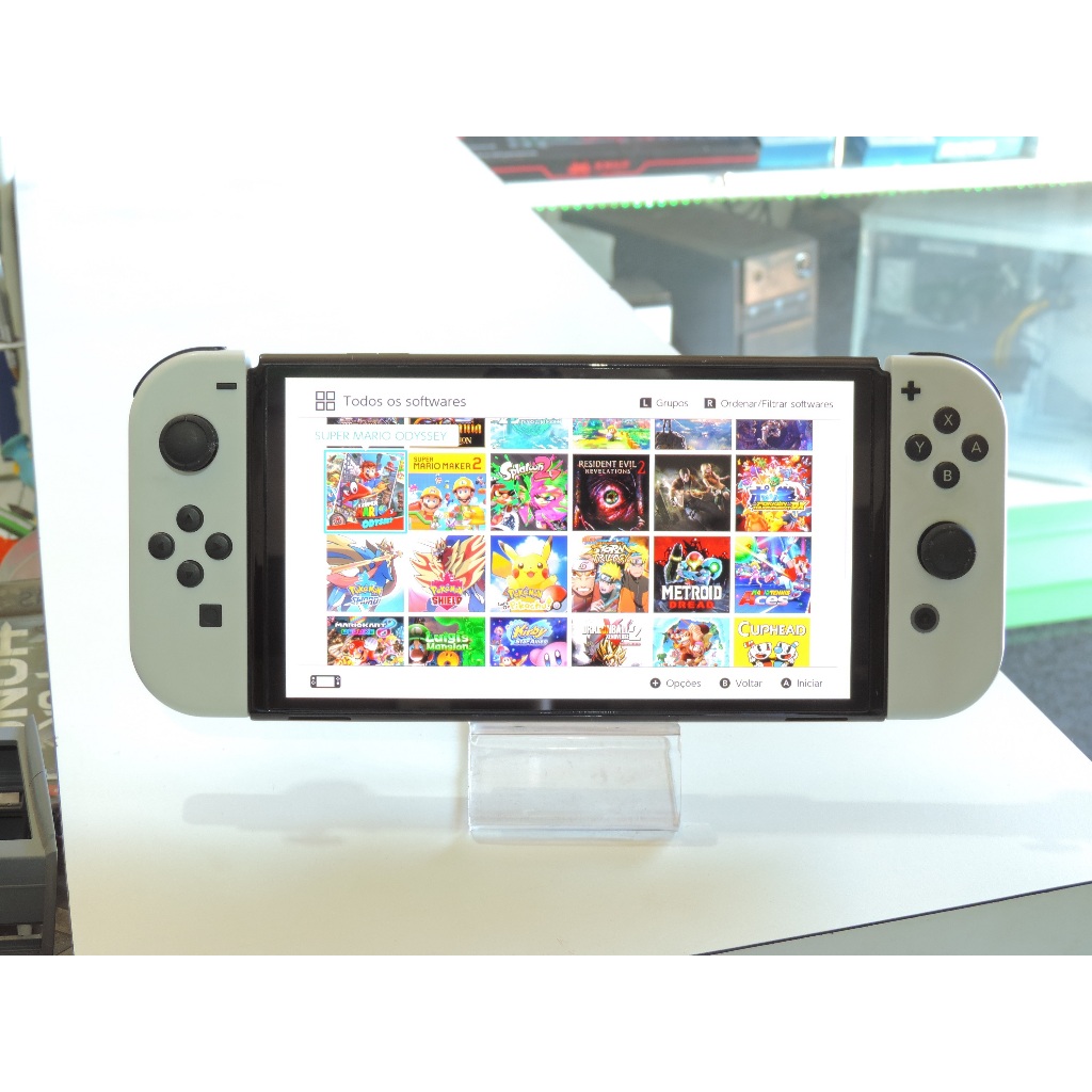 Nintendo Switch Oled 64gb Desbloqueado mais Cartã