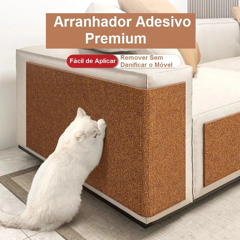 Arranhador Adesivo Premium:  Sofá, Cama e Móveis