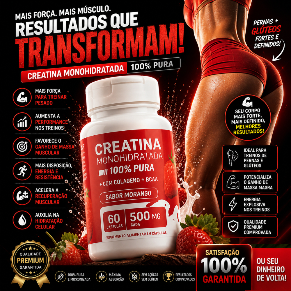 Creatina Feminina com Colágeno e BCAA – Sab