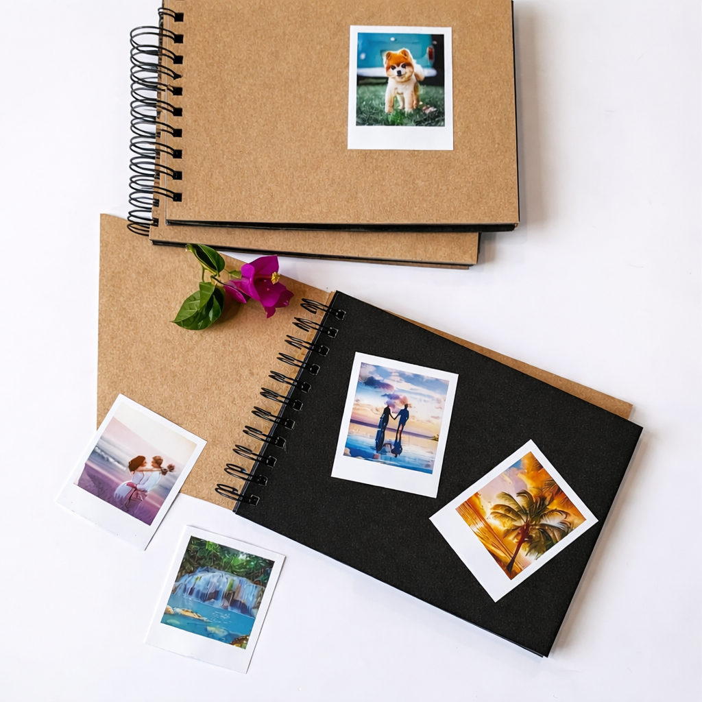 Caderno Ecológico Papel PRETO 40 folhas (80 pági