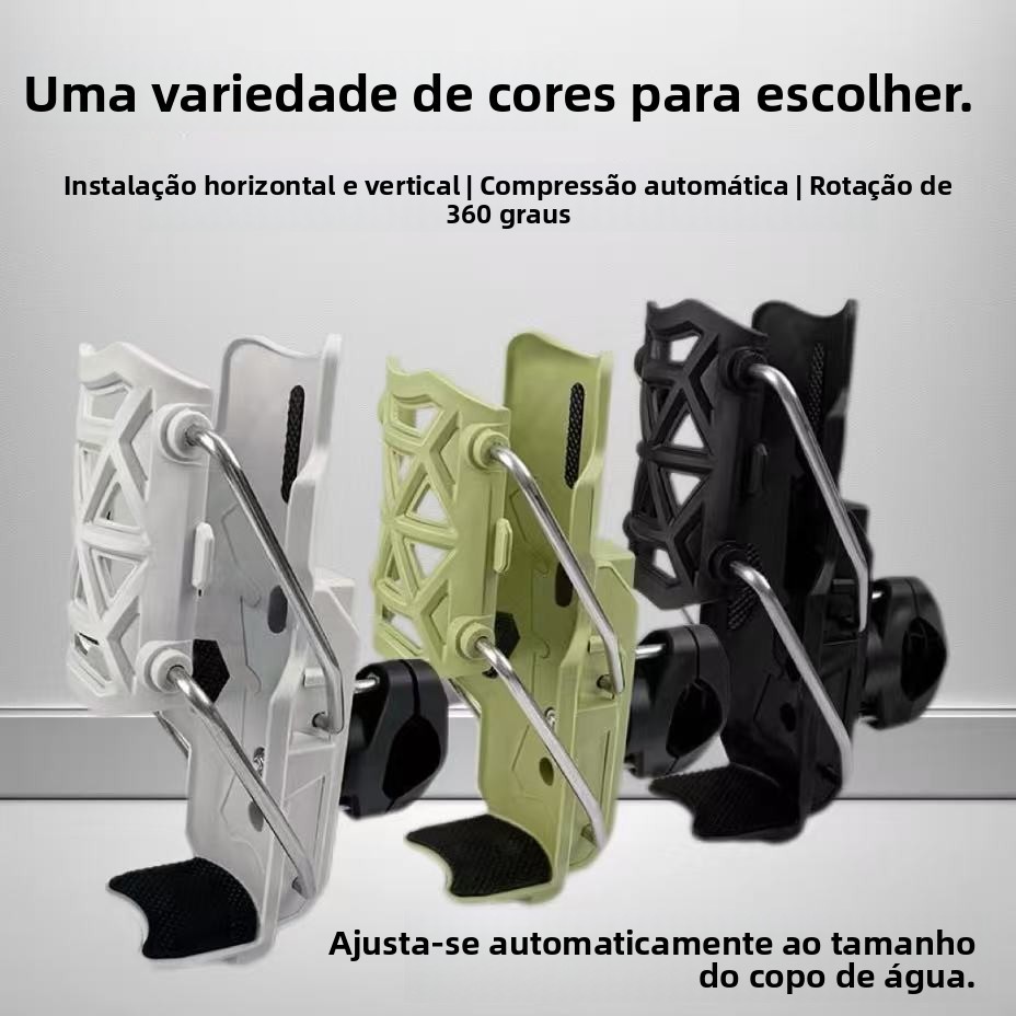 Suporte Porta Copo Garrafa Ajustável Clipe Rápid