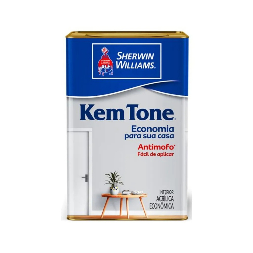 Tinta Acrílica Kemtone Sherwin Williams Antimofo 