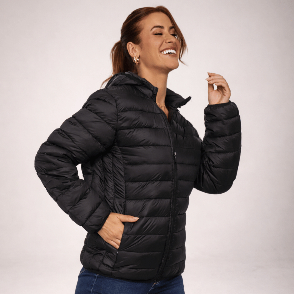 Jaqueta Feminina Puffer Nylon Casaco Bobojaco Impe