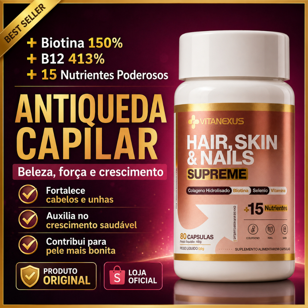 [Original] Biotina AntiQueda Capilar Com Colágeno
