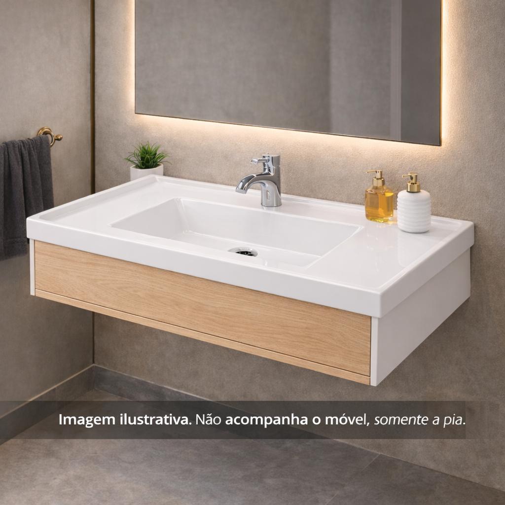 *Liquidação* Pia Para Banheiro Lavabo Em ABS Ret