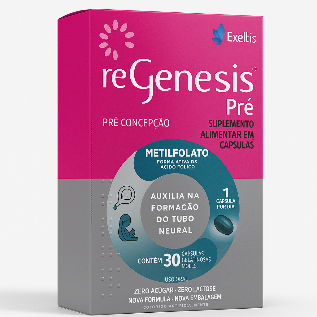 Regenesis Pré 30 Cápsulas  Suplemento Feminino c