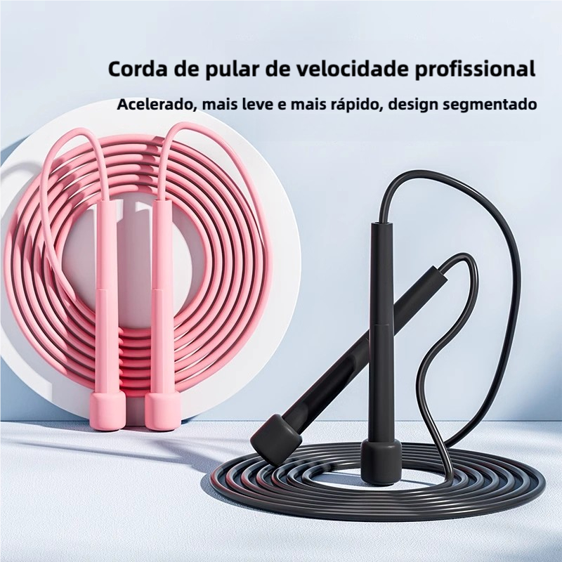 Corda de Pular Profissional PVC Ajustável 280cm &