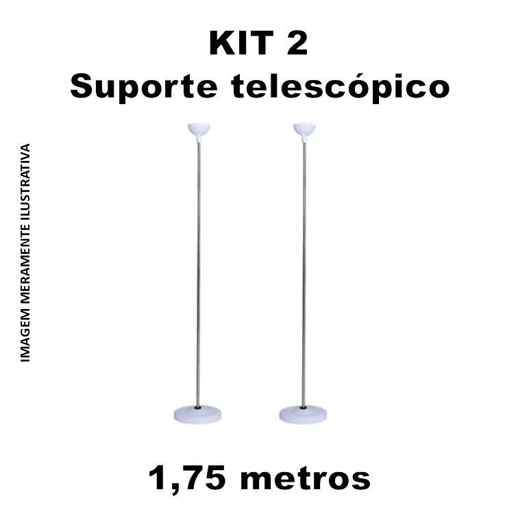 KIT 2 SUPORTE TELESCOPIO PARA BALAO BUBBLE –