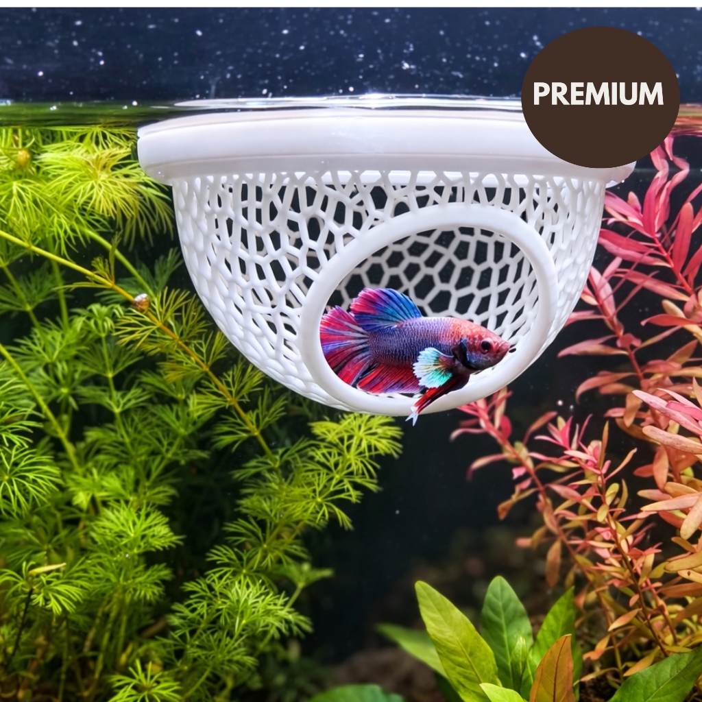 Esconderijo Flutuante para Peixes Betta Toca para 