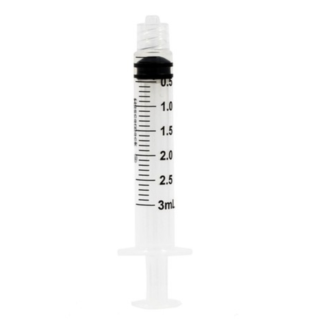 Seringa sem agulha 03 ML Luer Lock Descartável ca