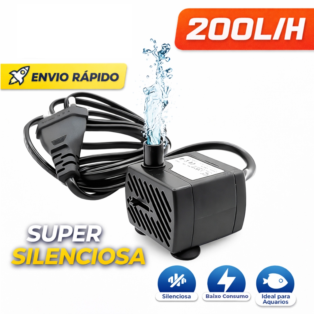 Bomba Submersa Bivolt Silenciosa – 220 L Ide