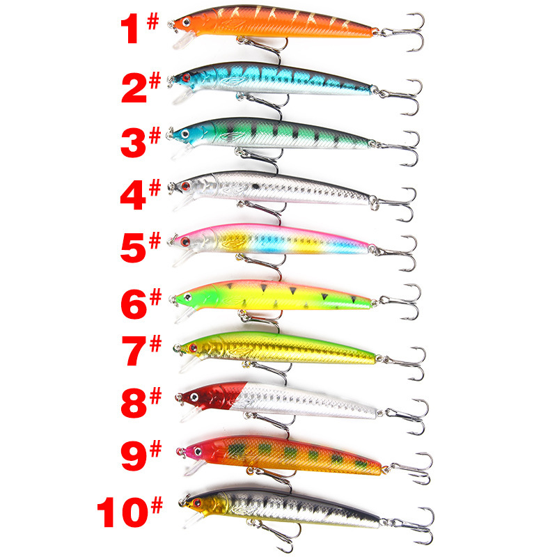 Iscas Artificiais Minnow Meia Água De 10cm/9g