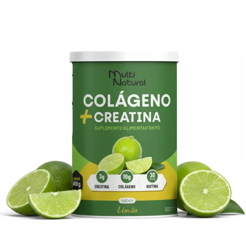 COLÁGENO + CREATINA SABOR LIMÃO 450g