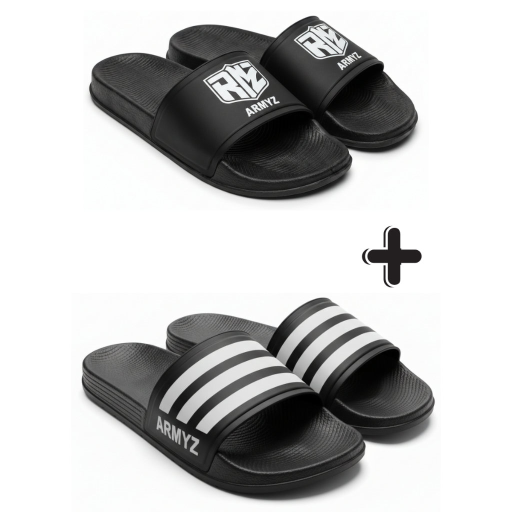 Chinelo Slide Masculino  2 Pares Leve Estiloso Ide