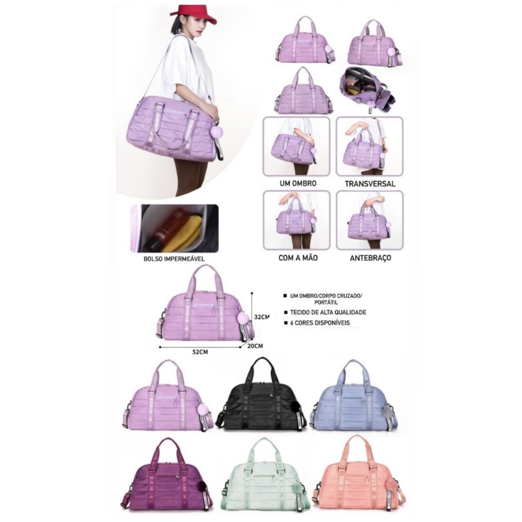 Mochila Bolsa de viagem impermeavel de grande capa