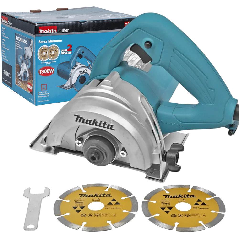 Serra Mármore 110mm 1300W Com 2 Discos 4100NH3ZX2
