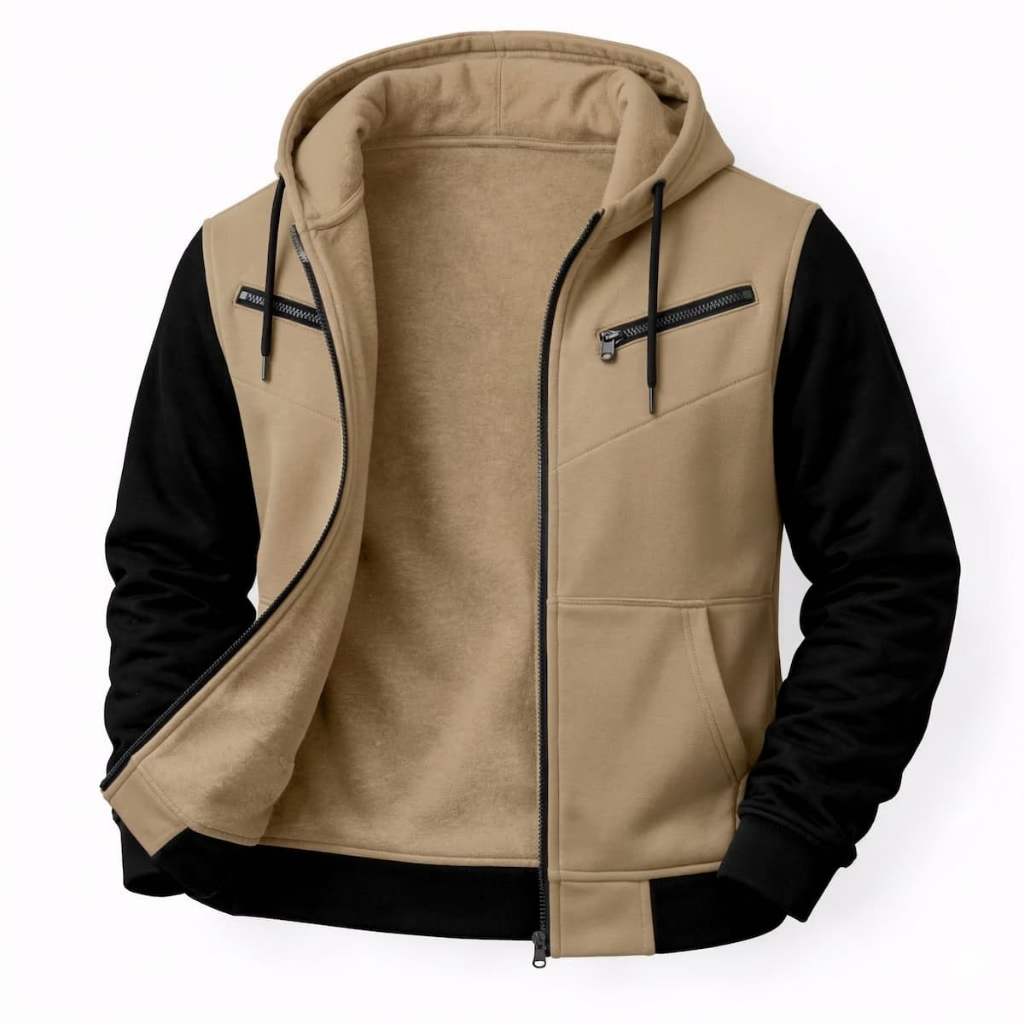 Moletom 3 Zíperes Bolso Peitoral Ramazzoni Blusa 