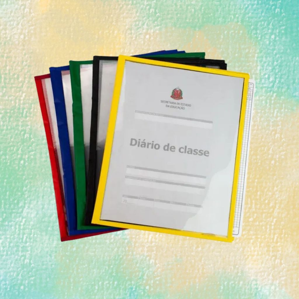 Capa Protetora de Acetato P/Diário Classe Profess