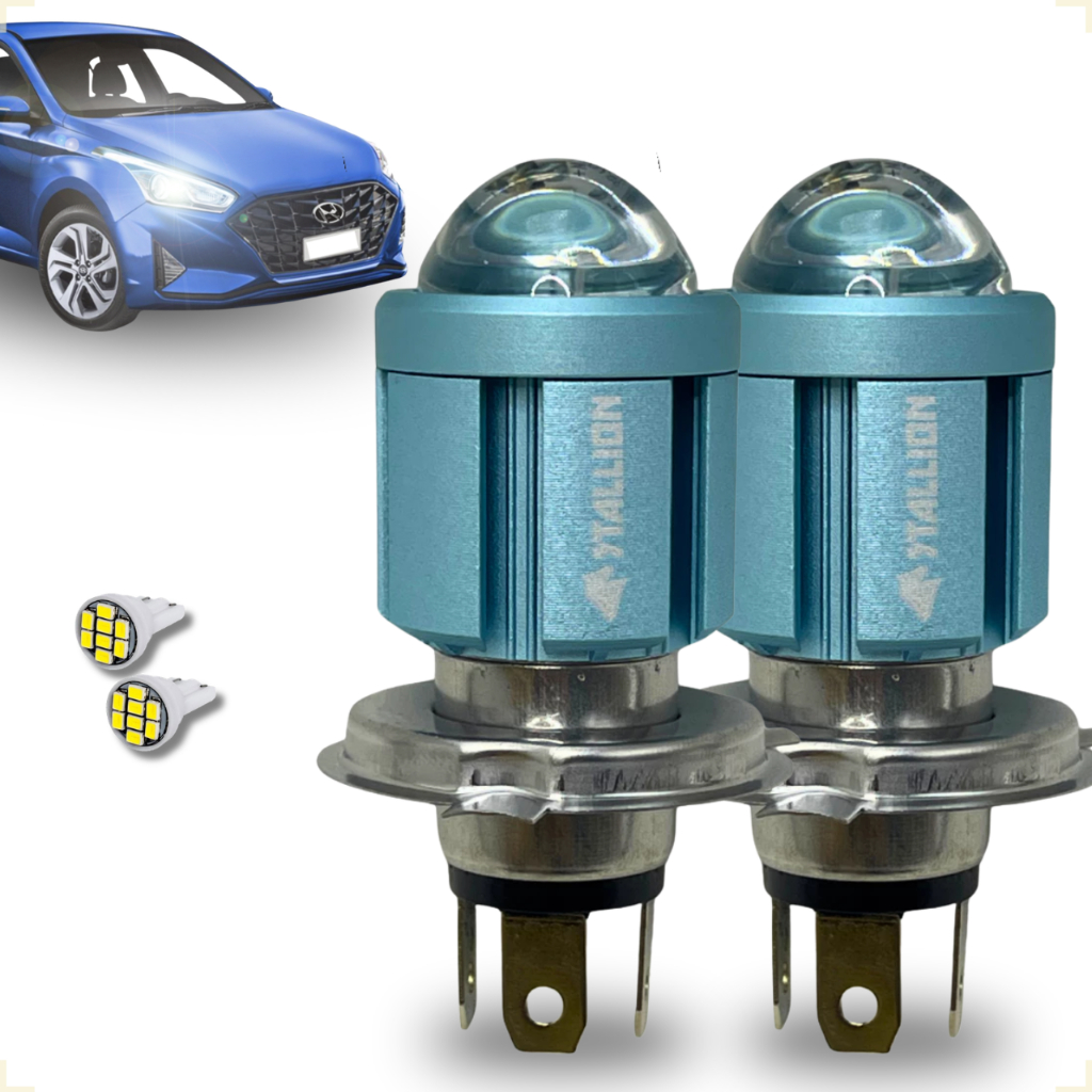 Kit de Farol de Led Lâmpada Carro H4 St-G301 Bomb